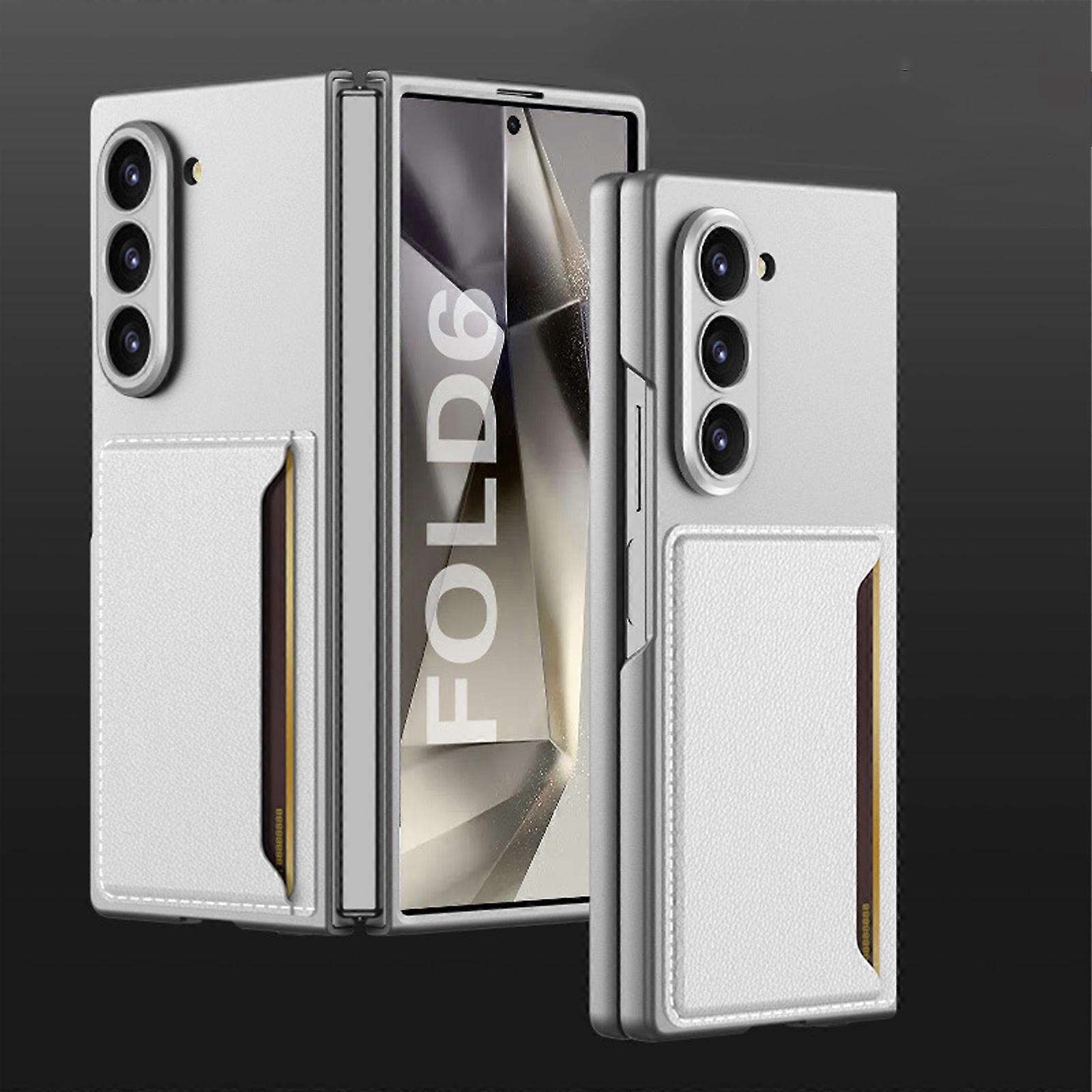 Z Fold 6 Case with Card Slots,Galaxy Z Fold 6 Case with Card Holder, Military Grade Drop Protective Cover for Z Fold6