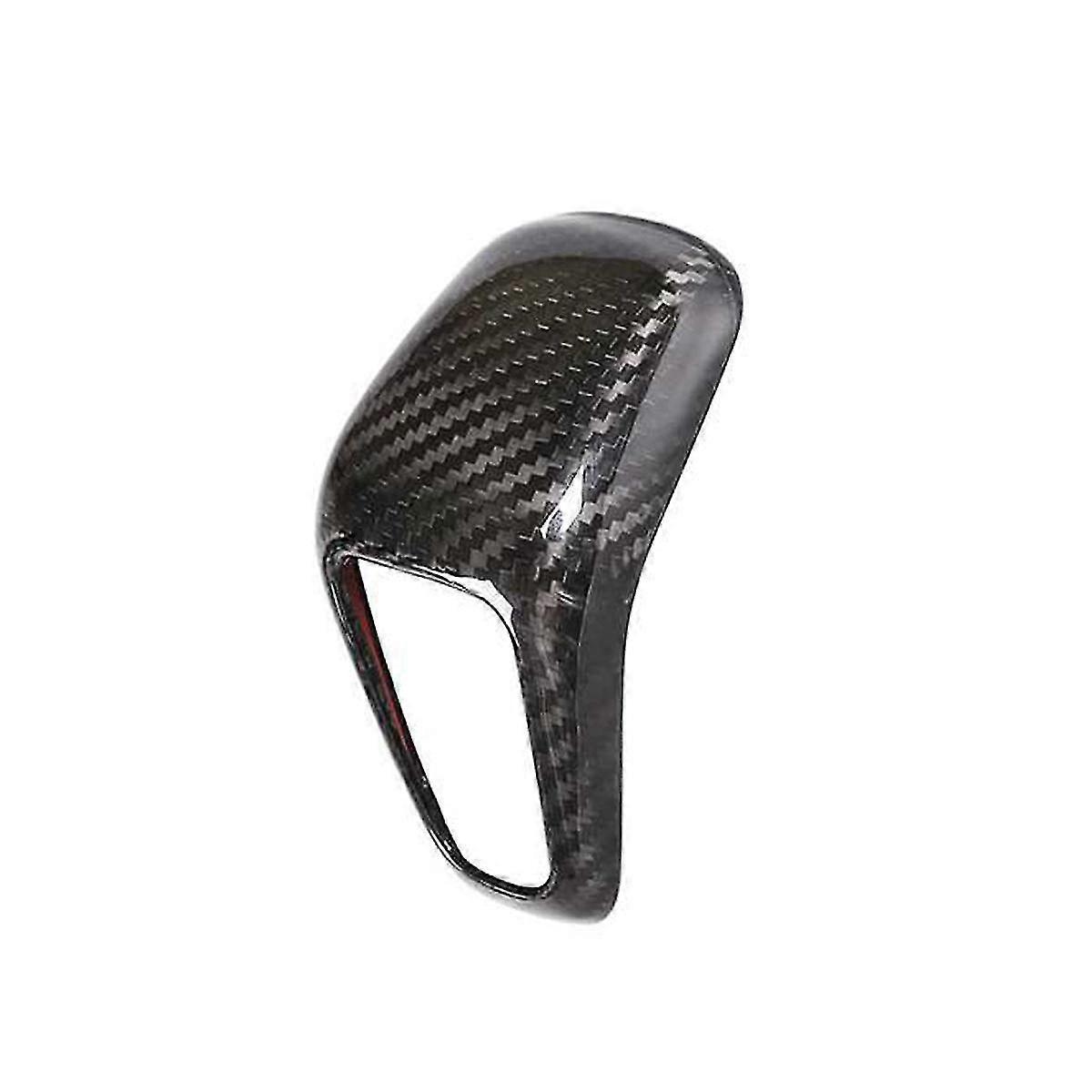 2018 2019 2020 2021 2022アクセサリー用ドライカーボンファイバーギアシフトノブカバーヘッドプロテクタートリム