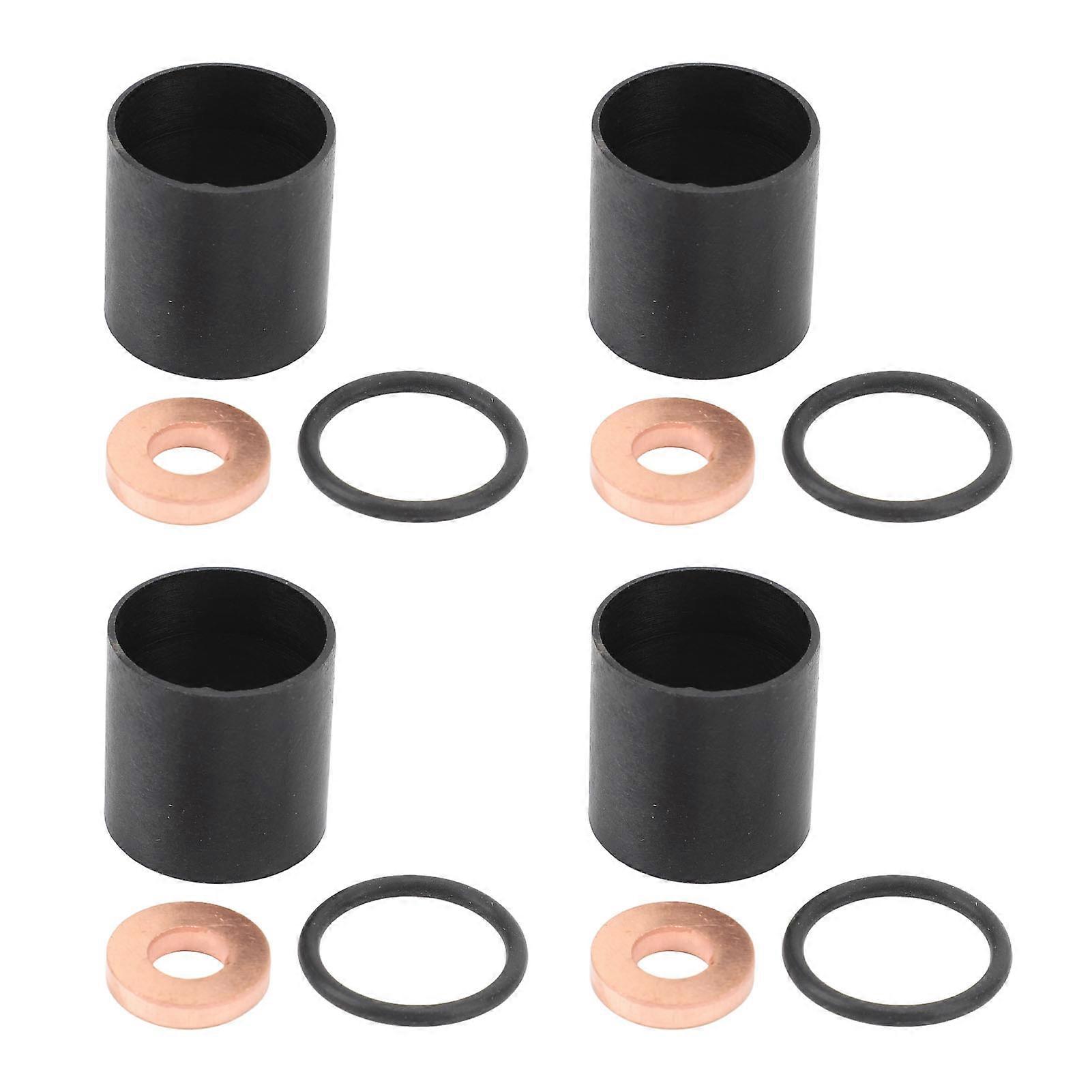 4 Sets Injector Seal Kit 7701474025 Prevent Leakage Enhance Engine Power for Trafic Master Opel Movano 