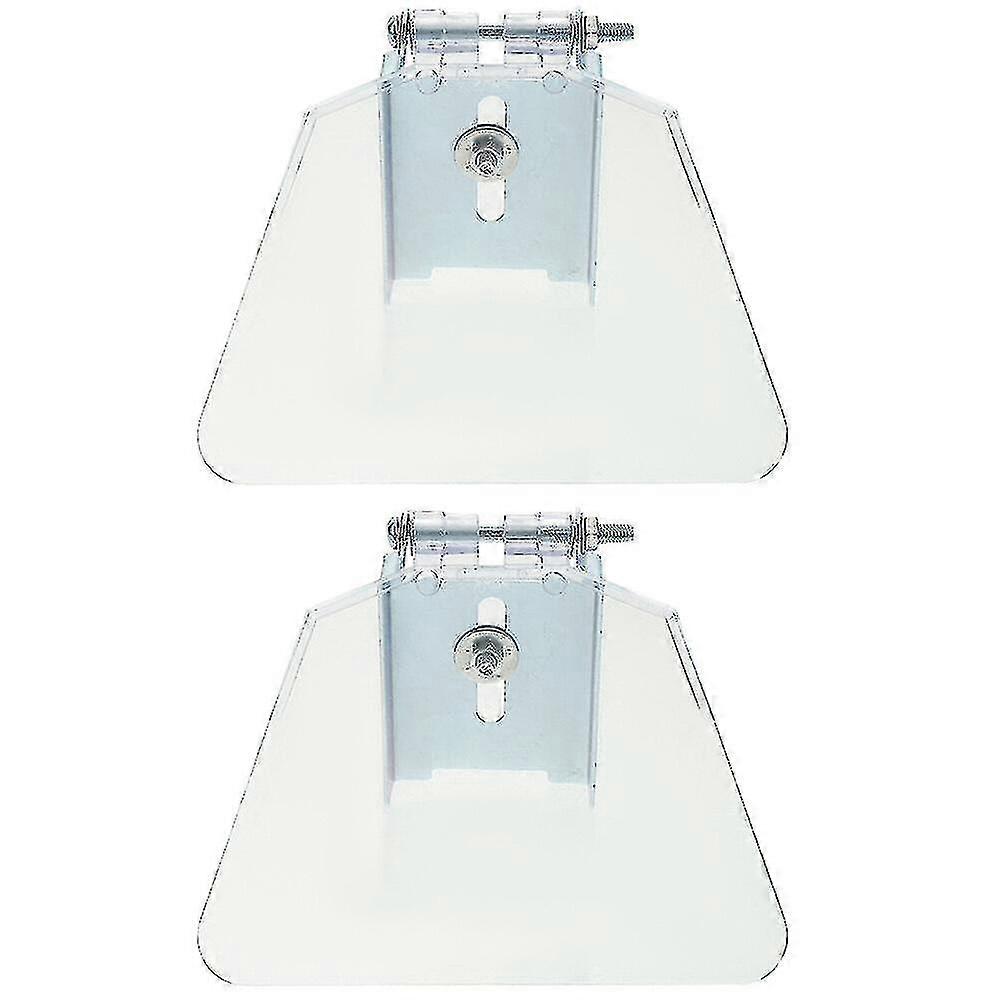 2pcs Bench Grinder Guard Replacement Bench Grinder Eye Shield Grinder Attachments Tornillos incluidos