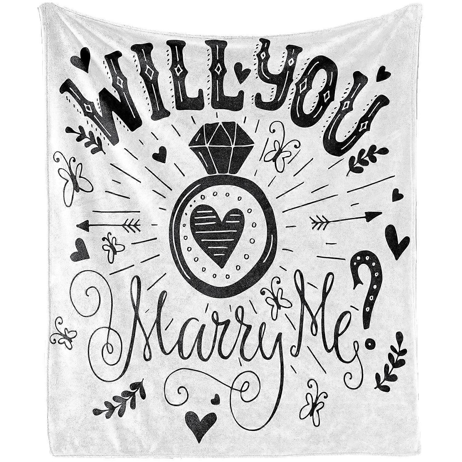 Mjuk plyschkast Andrew Garfield fluffig filt för bäddsoffa bäddsoffa-R604