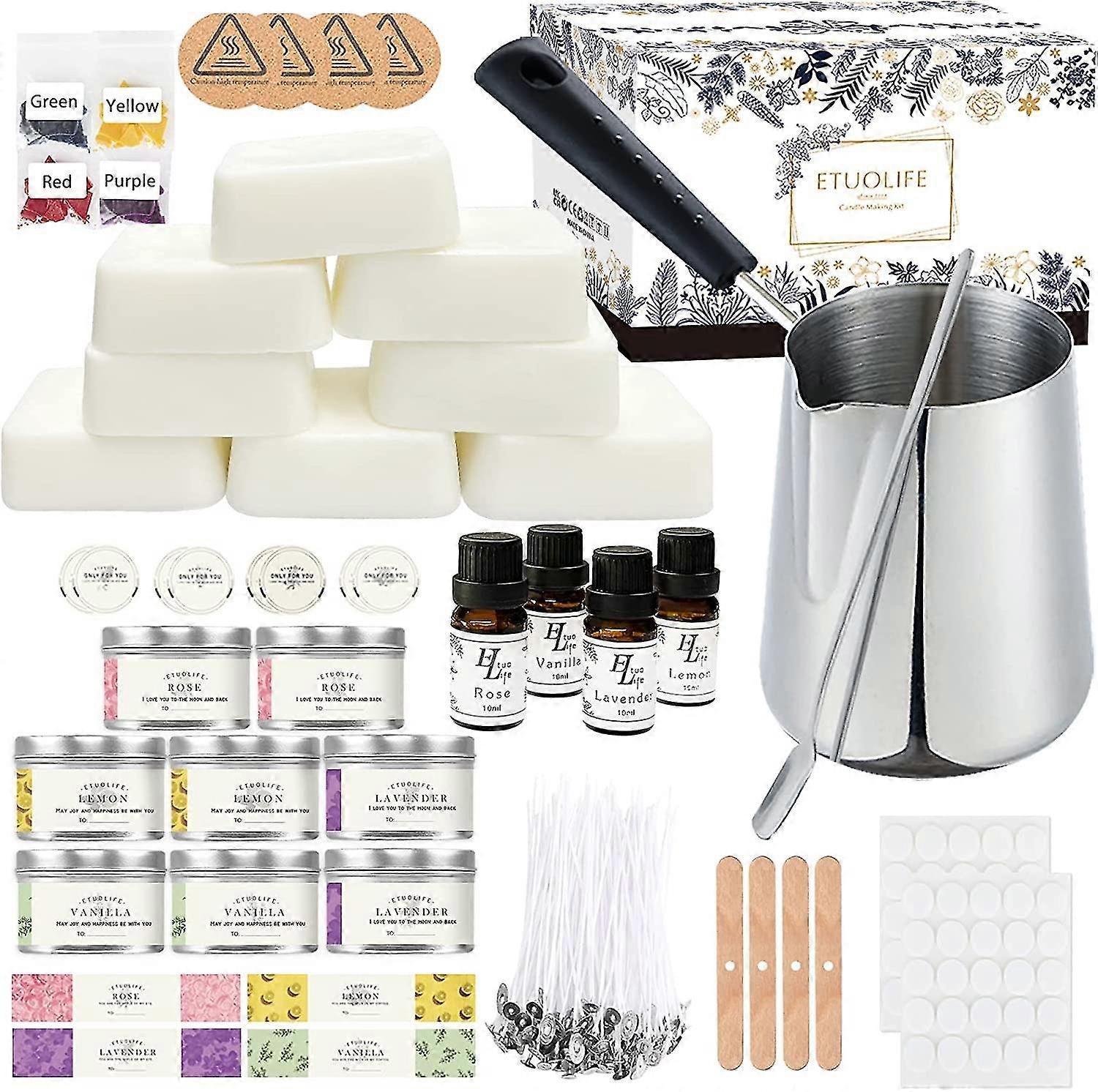 Candle Making Kit,candle Making Kits For Adults Beginners,soy Wax  TA