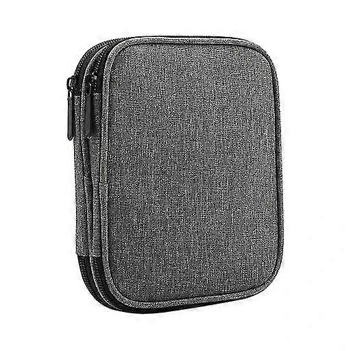 Solid Color Crochet Pouch Portable Bag