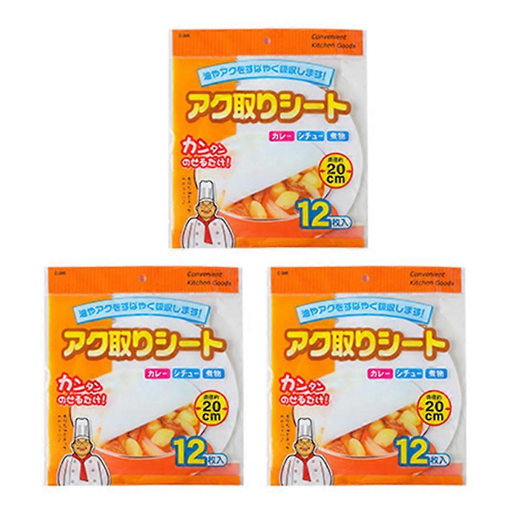 12kpl/setti Keittiööljyä imevä paperi Keittiööljyn pyyhintälevyt