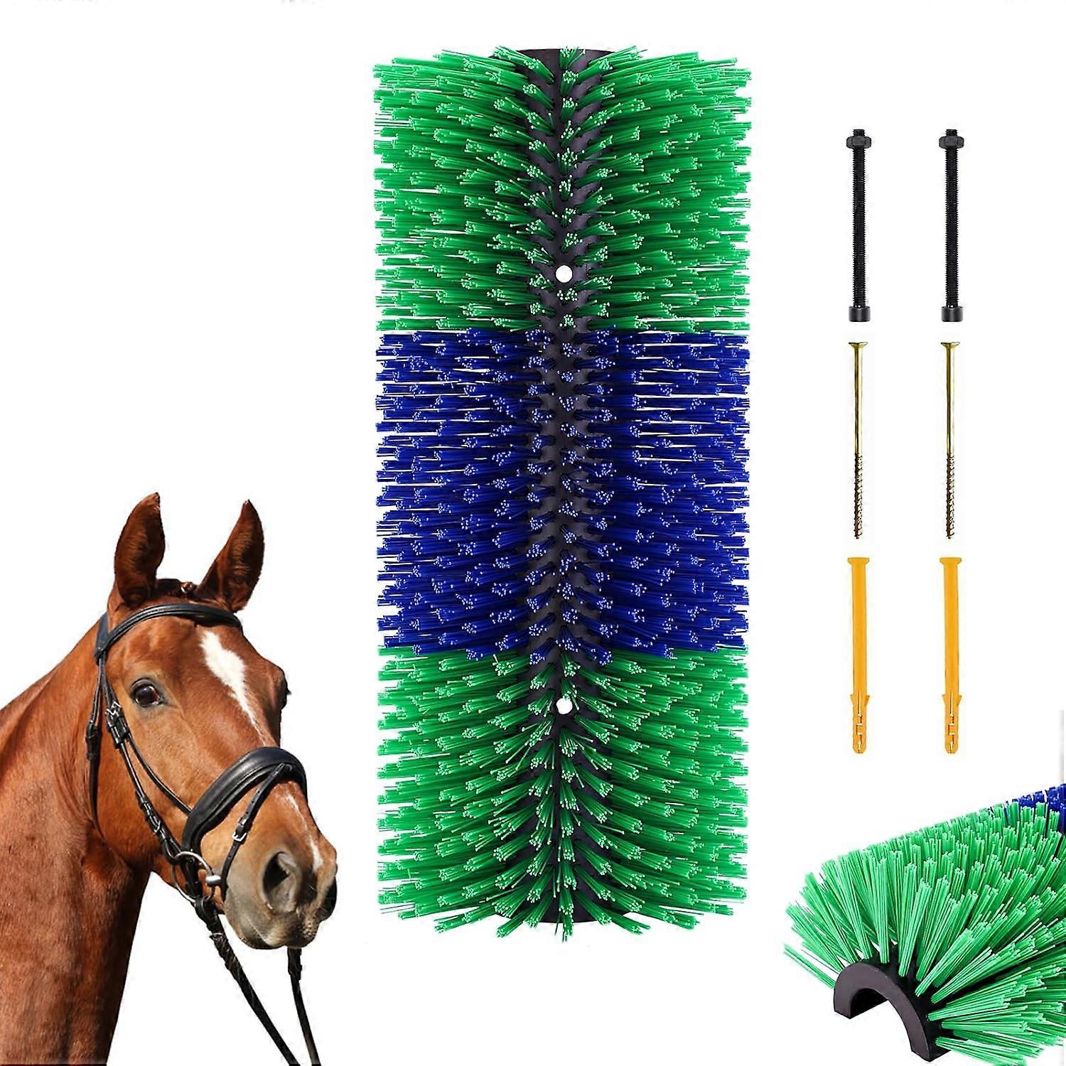 Bestiame Scratch Brush Equino E Bovino Massaggio Spazzola Nylon Animale Prurito Sollievo, 50% Offerta