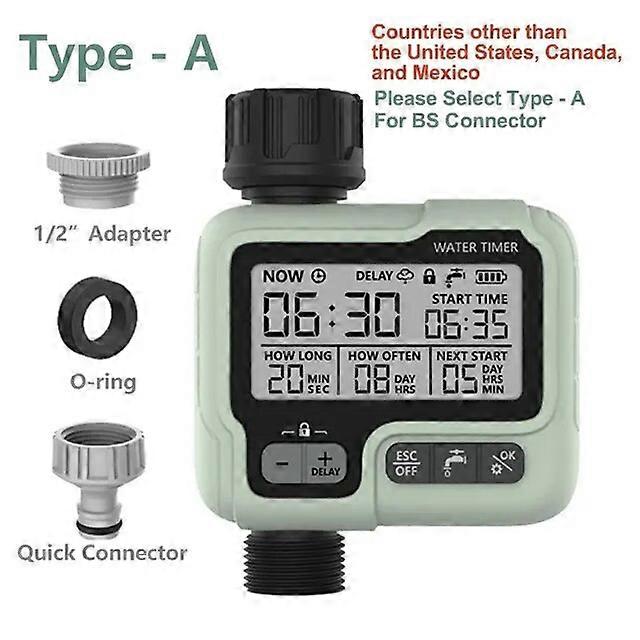 Water Timers  Collection HCT-322 Automatic Water Timer Garden Digital Irrigation Machine Intelligent Sprinkler Used Outdoor to Save