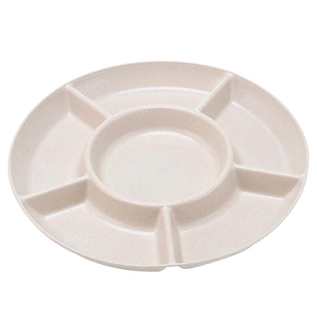 Divided Serving Platters Plastic Relish Platter Appetizer Trays 6 Compartments
