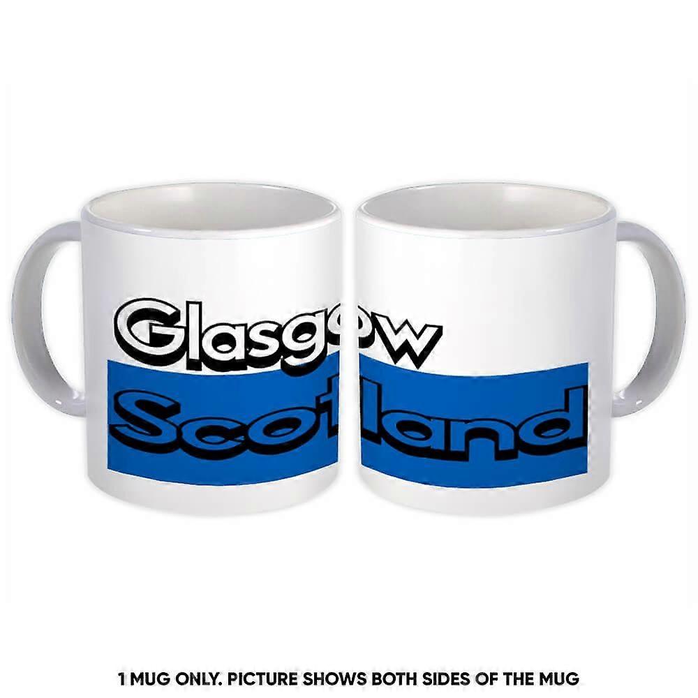 Gift Mug: Glasgow Scotland Rectangle