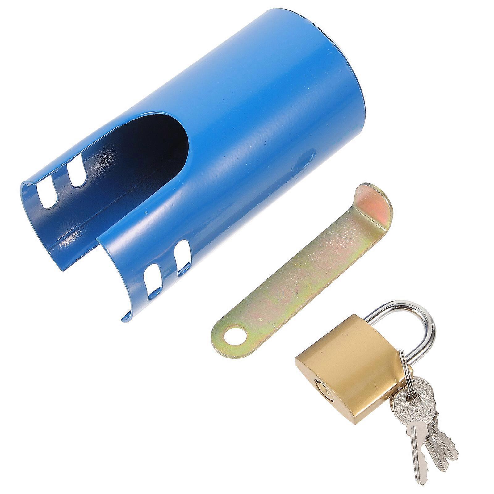 1 Set of Faucet Protection Cover Practical Spigot Lock Faucet Protector Lock with Keys Outdoor