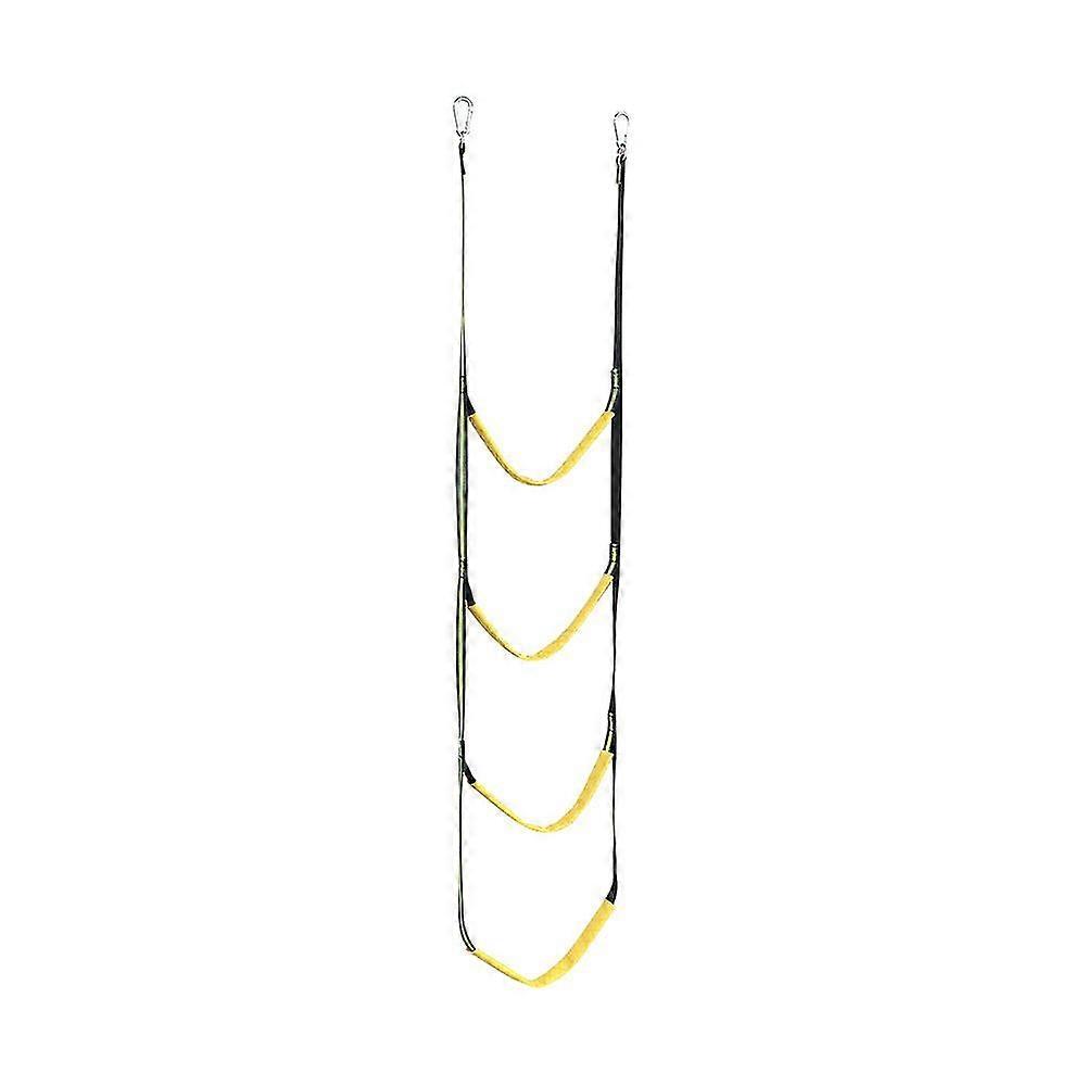 4 Steps Boat Rope Ladder, Boat Rope Ladder Extension, Auxiliary Boat Folding Ladder, Sail Boat Swimming Ladder