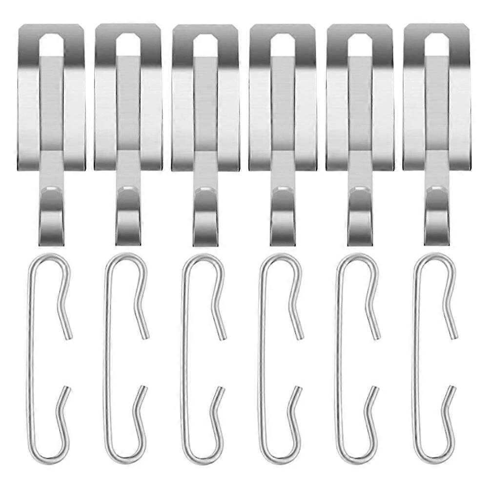 1 Set takklämmor och krokar Kit Elkabelfästsats Takvärmekabelklämmor Utomhus kabelklämmor