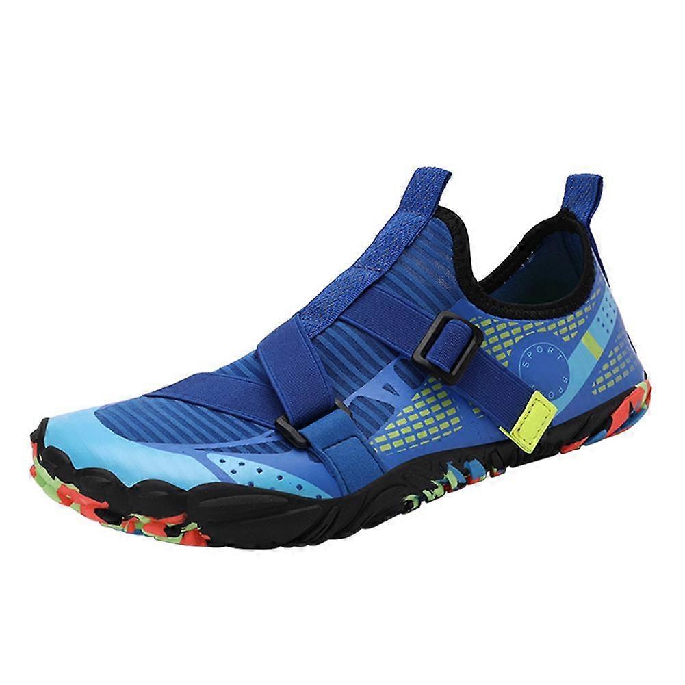 1 زوج أحذية مائية حافي القدمين للرجال والنساء أحذية سريعة الجفاف تنفس غير قابلة للانزلاق للشاطئ والغطس وركوب الأمواج والسباحة
