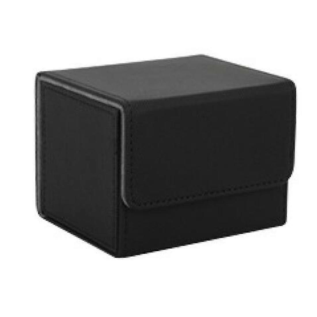 Card Box Side-loading Card Box Deck Case For Yugioh Card Binder Holder 100+,black