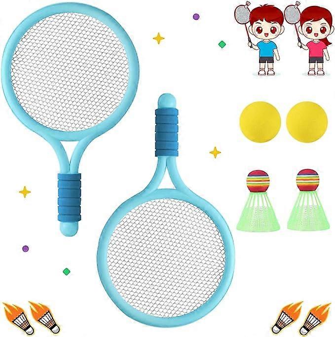 Children's badminton set, tennis racket, sports racket set for boys and girls, badminton racket toys for parent-child interaction in indoor and outdoo