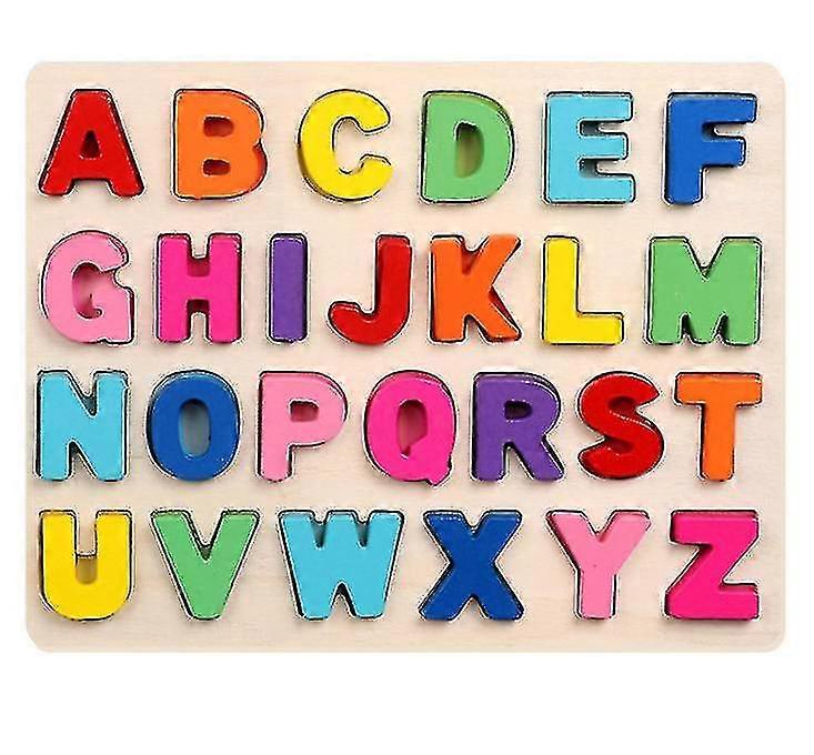 Upper Case Letters Children's Wooden Puzzle Toy
