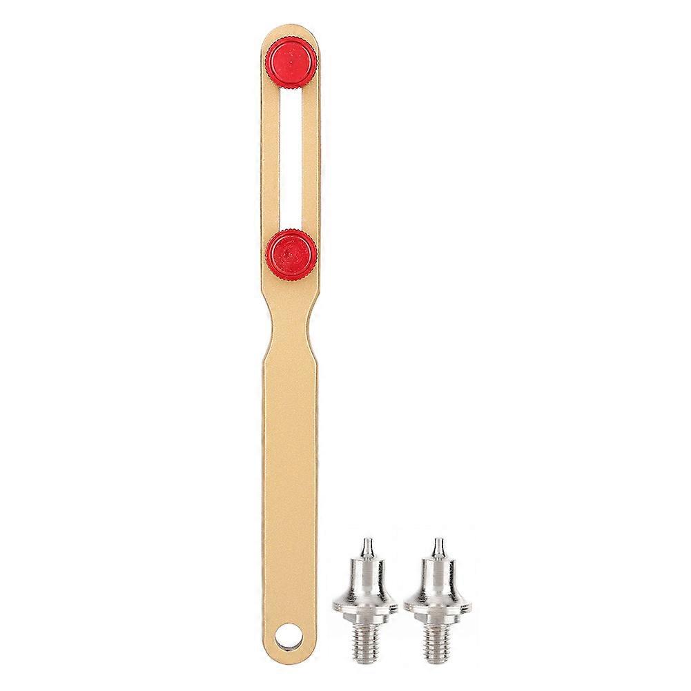 Universal Two Jaws Watch Back Case Opener Remover with 2 Replace Heads