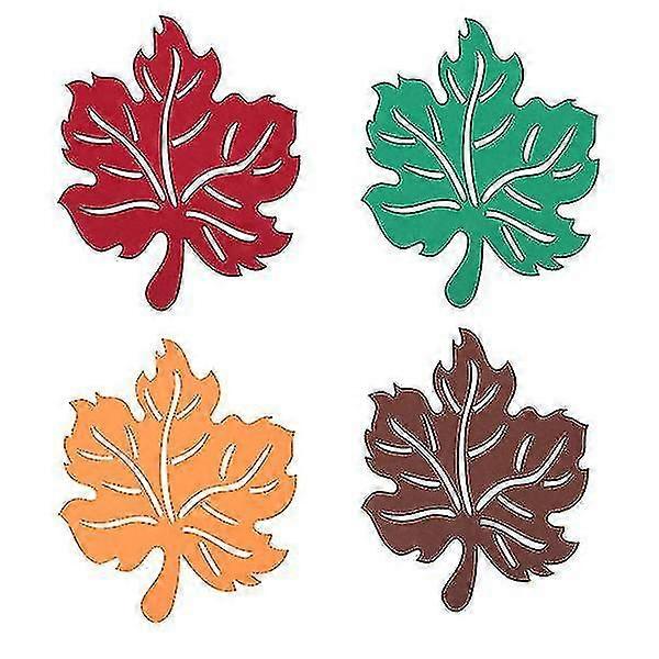 Placemats Harvest Maple Leaf Placemats Thanksgiving Coasters