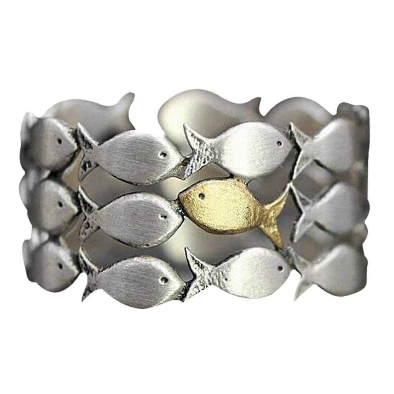 To My Daughter Swimming Against The Current Ring Adjustable Finger Ring For Women