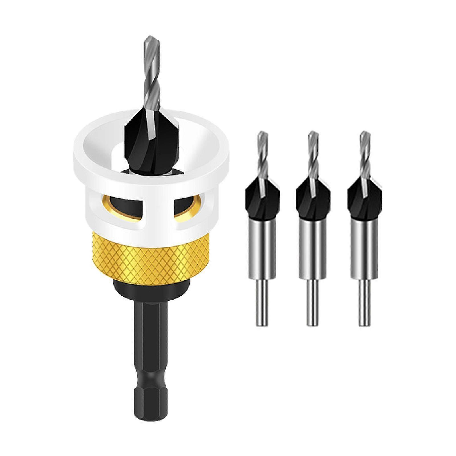 Countersink Drill Bit Set Taper Bits for Electric Drill Woodworking Drilling