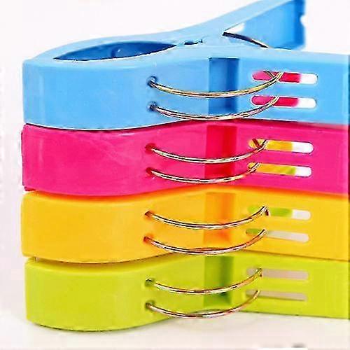 Multicolor Large Clothespins - Towel Clamps for Beach