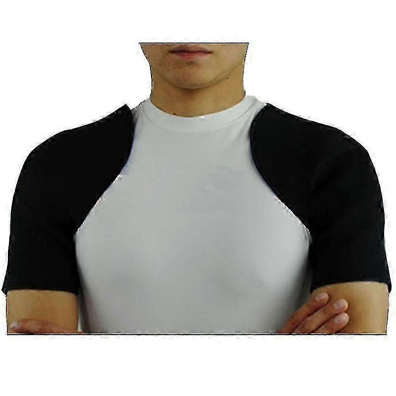Double Shoulder Support Brace Injury Arthritis Brace Strap-M
