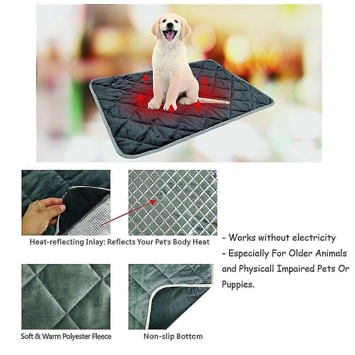 60*90cm Ing DogPet Bed Mat Pad Ed Washable Warm