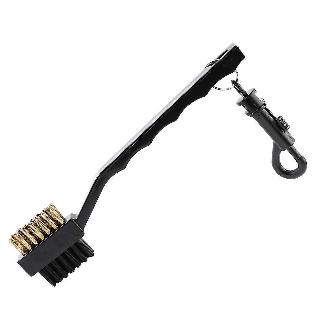 Double Headed Brass & PP Golf Brush Groove Ball Cleaner Cleaning Tool Kit