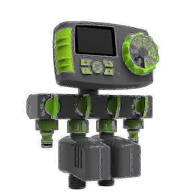 Hage Automatisk 4-sone vanning vanning timer kontrollersystem med 2 magnetventil vanning programmerer