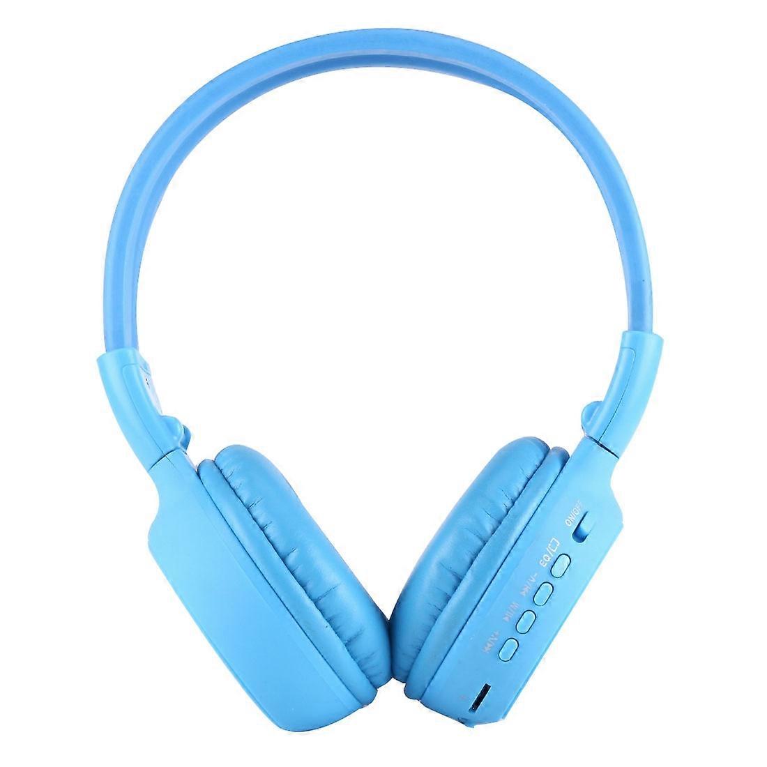 (New) BS-N65 Headband Folding Stereo HiFi Wireless Headphone Headset with LCD Screen & TF Card Slot & LED Indicator Light & FM Function