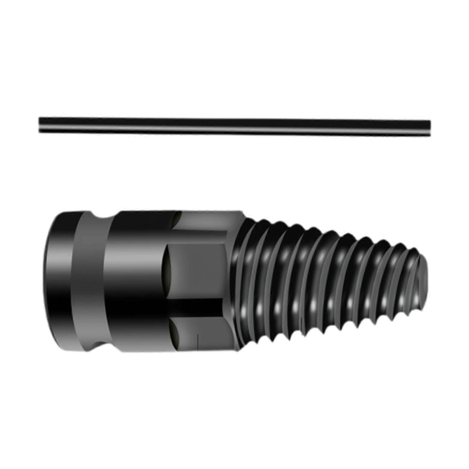 Screw Extractor Remover Black for Home DIY Projects Damaged Screw Extractor