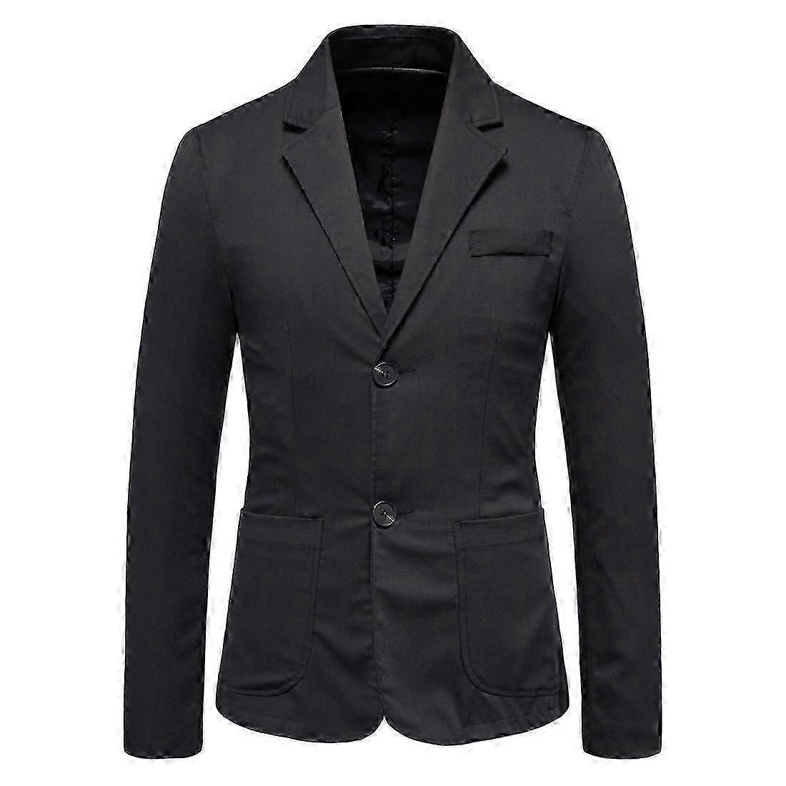 Męska marynarka marynarka dwuguzikowa Slim Fit