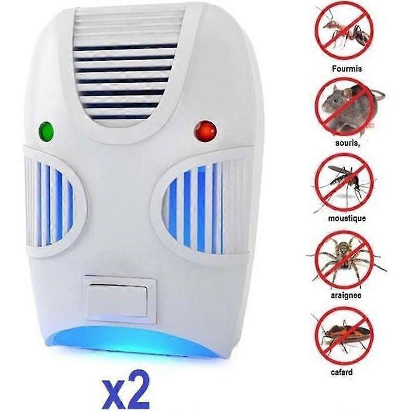 LOT OF 2 INSECT REPELLENT SOCKETS SPIDER COCKROACH ANTS RODENT RAT MOUSE non-toxic new