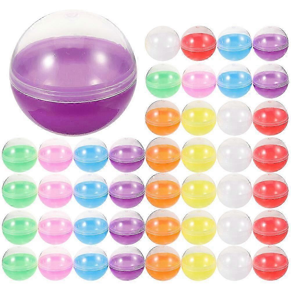 60stk udfyldelige bolde Multifunktions plastkugler Twisting bolde Fillable bolde til fest