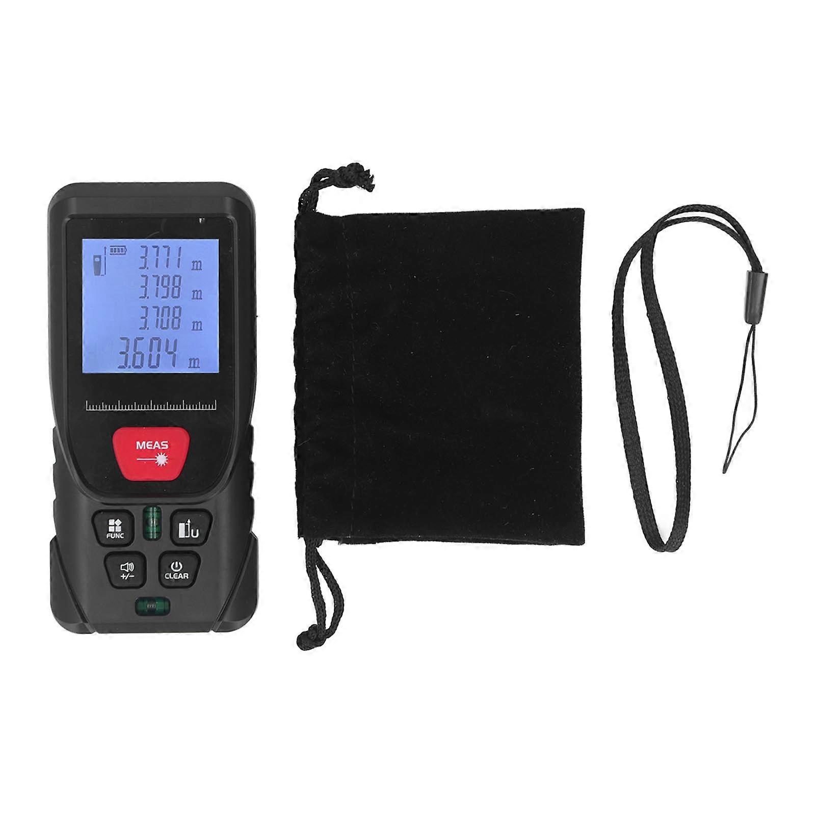 1.8 Inch Screen Handheld Infrared Distance Meter Digital Range Finder for Area Volume Measuring 0.05-50m Accurate Measurement Tool