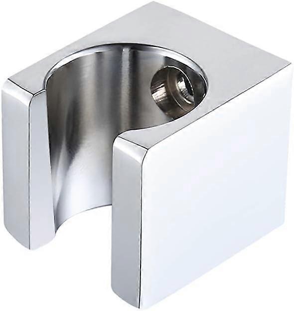 Chrome Wall Mount Shower Bracket, Solid Brass Handheld Holder, Easy Installation