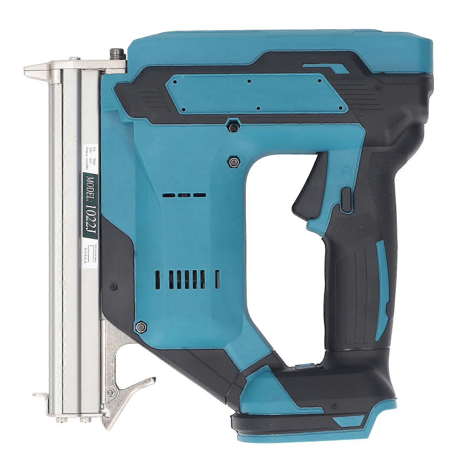 Electric Brad Nailer, Cordless Battery Powered Staple Gun for 10-30mm Straight Nails, for Home and Woodworking