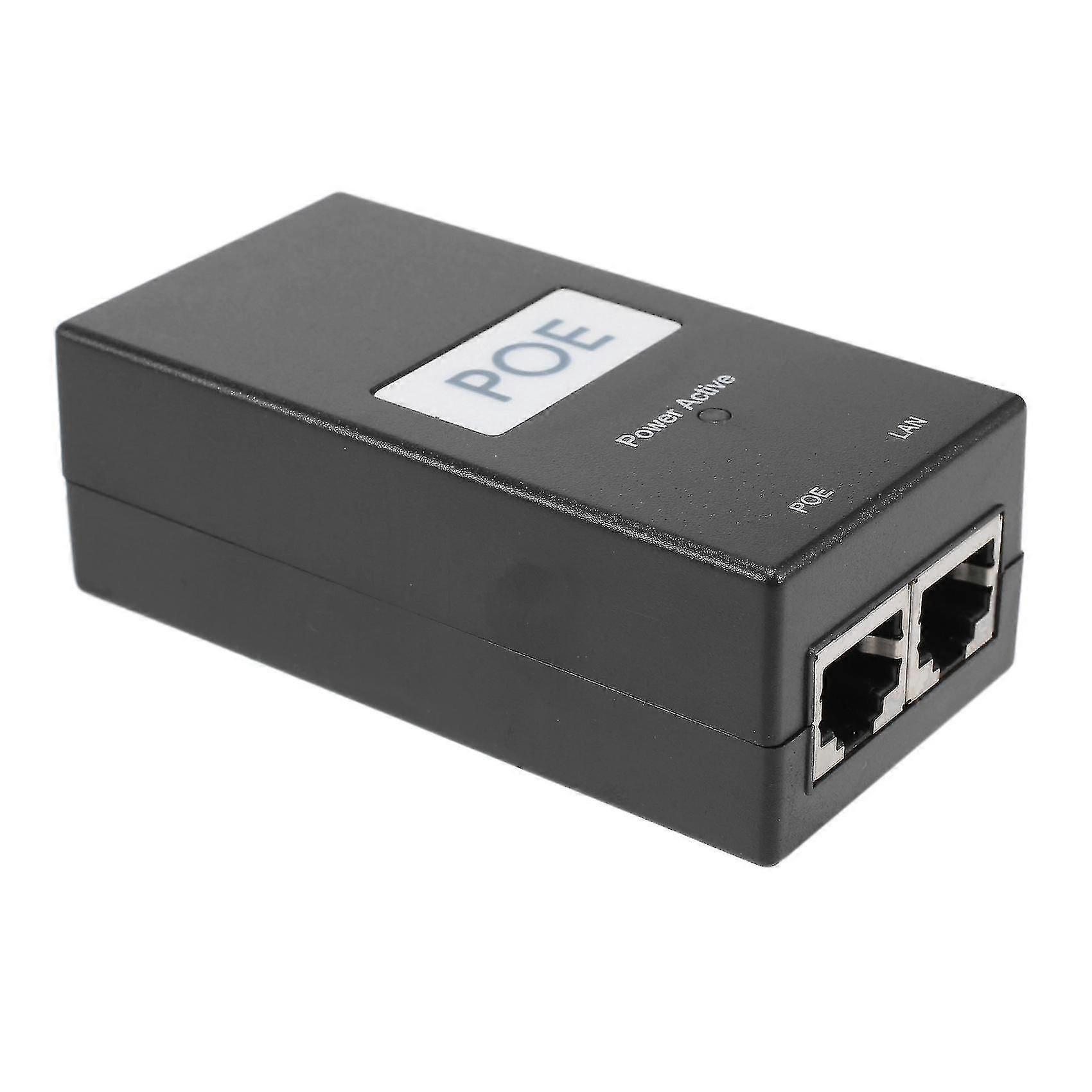 24V 0.5a Desktop Poe Power Injector Ethernet Adapter Surveillance Cctv pour Ip Camera Power Supply
