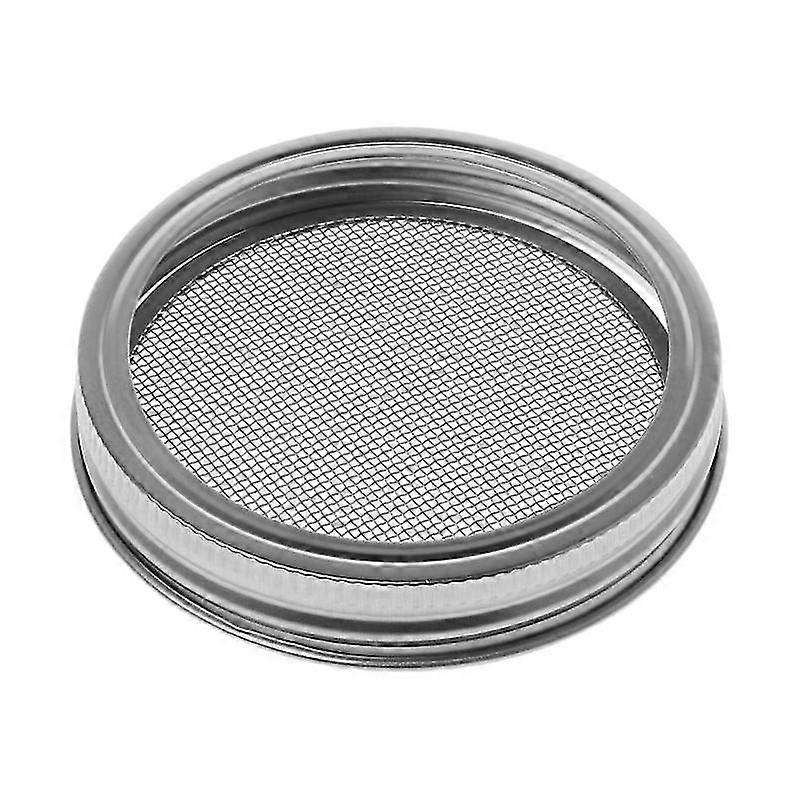 Edelstahl-Siebdeckel - Keimdeckel für Weithals-Einmachgläser