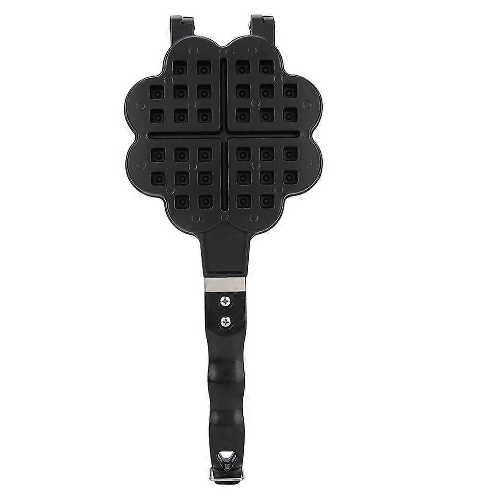 Heart Shaped DIY Waffle Maker Mold Non-Stick Baking Tray for Gas Stoves Home Cooking Accessories Retro Design