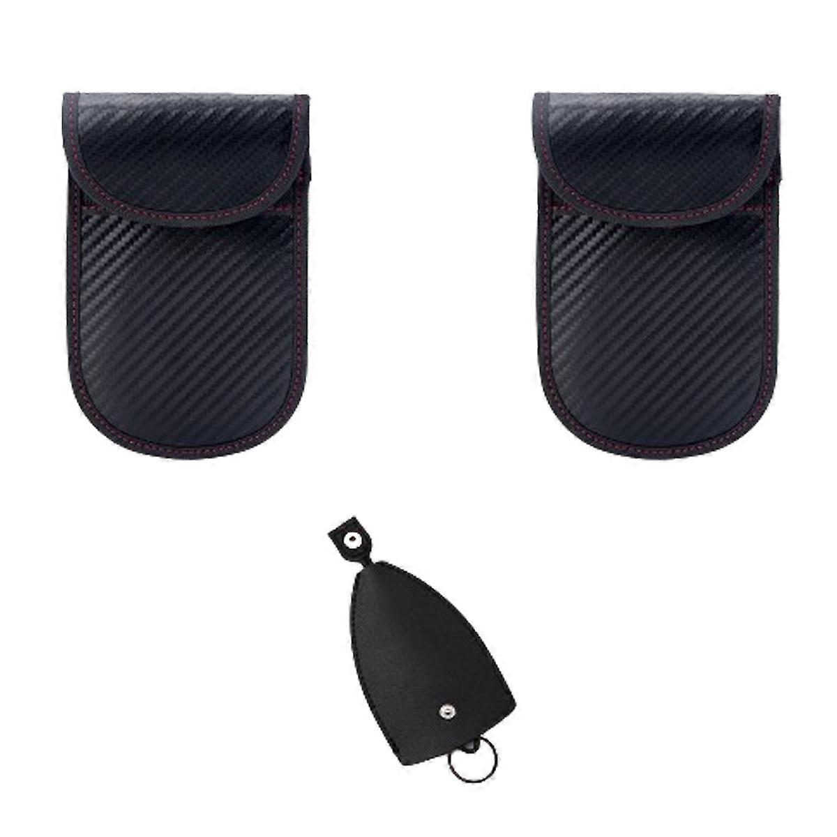 2pcs anti-theft key cover + 1pcs key bag