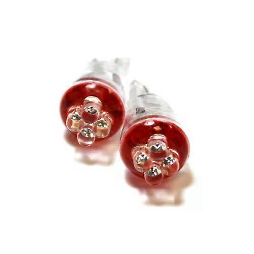 Mercedes E-Class S211 Red 4-LED Xenon Bright Side Light Beam Bulbs Pair Upgrade