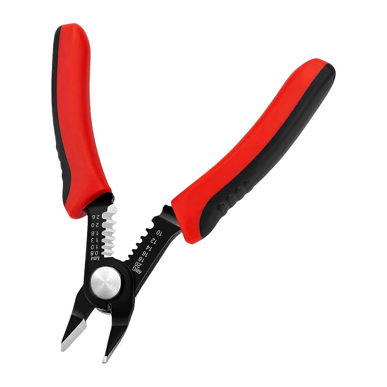 Precise Wire Stripper Pliers with Comfortable Handle Design for Efficient Cable Cutting and Crimping in Electrical Work