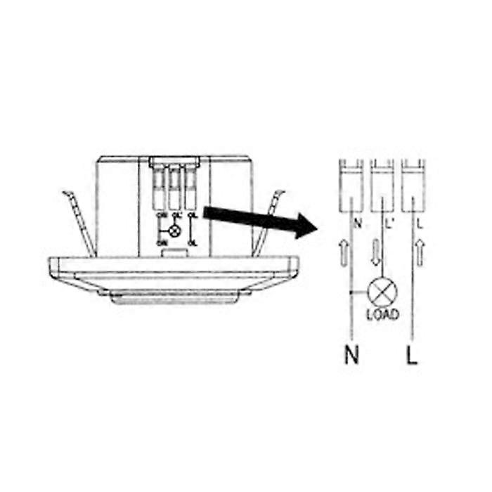 Electro DH Microwave Motion Detector, compatible with wall-mounted enclosure, wired, 60.252/RF/PD, 3