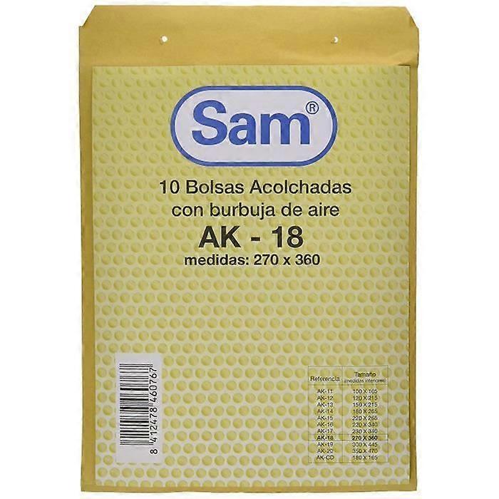 SAM 18 Pack de 10 sobres de burbujas - 146076