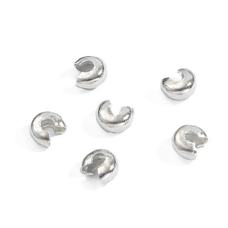 3/4/5 mm 100pcs/lot Clad Open Positioning Beads Round Stopper Spacer Beads For DIY Findings Jewelry Making Jewelry Accessory