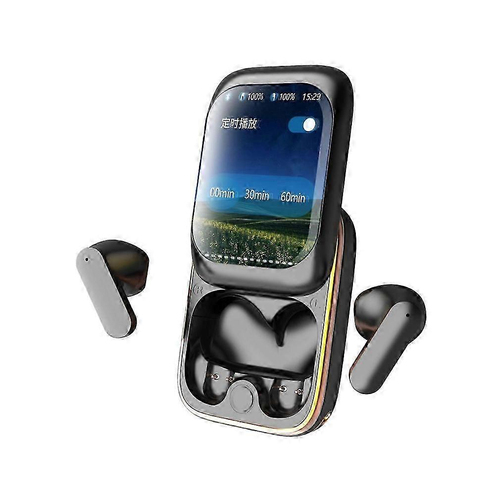 Intelligent Full-Color Touch Screen Slider Earphones, New Music/Game Modes