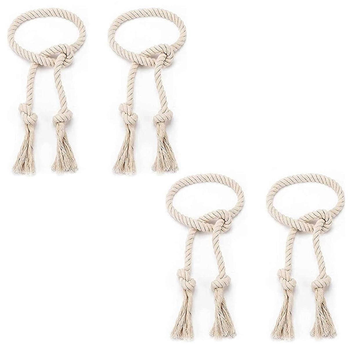 Elegant Rustic Curtain Tiebacks, Exquisite Hand Knitting For Country Style, Decorative Holdbacks With Fine Workmanship For Home Decor