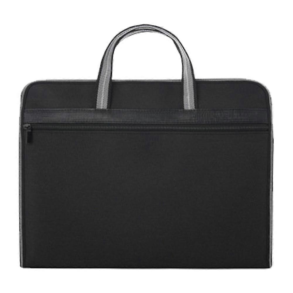 Canvas Material Document Organizer, Portable Expanding Files Organizer for Home Office, Durable Waterproof Design Multifunctional Bag