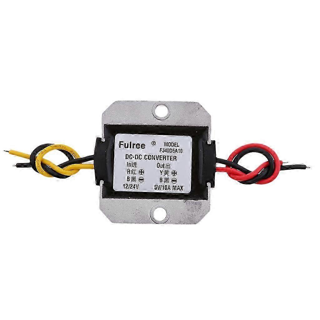 Waterproof DC-DC Buck Converter Transforms 12V/24V to 5V with 10A Output and 50W Power for Car Power Supply