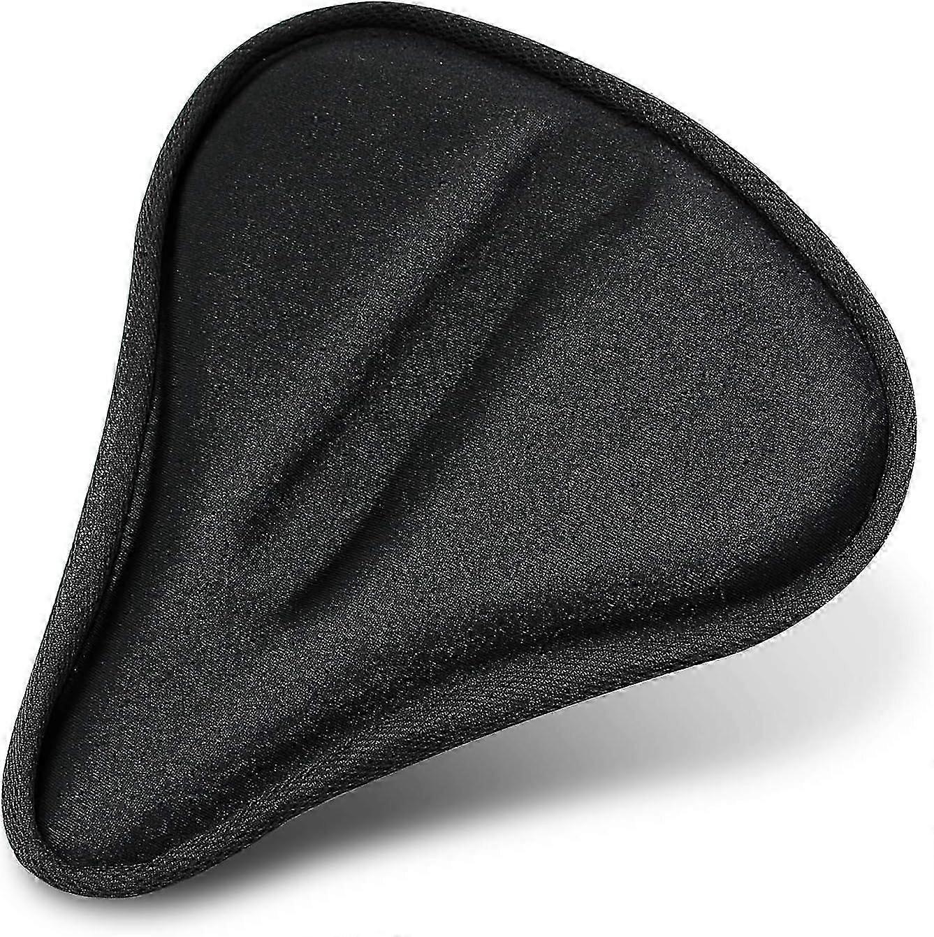 Gel Bike Seat Cover - Extra Comfortable Soft Gel Exercise Bicycle Seat Cycle Saddle Cushion Pad Cove